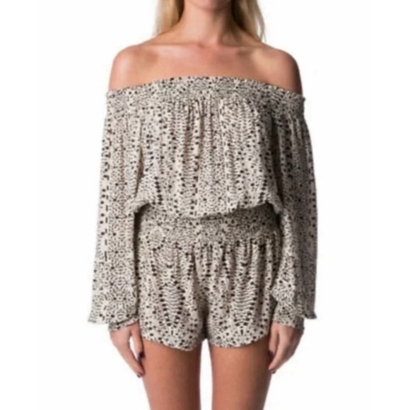 NEW RIPCURL Sun Shadow Off-The-Shoulder Romper - Picture 1 of 2